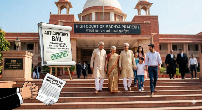 Anticipatory Bail Granted to Entire Family Not Named in FIR: MP High Court Rejects Omnibus Implication in Assault Case