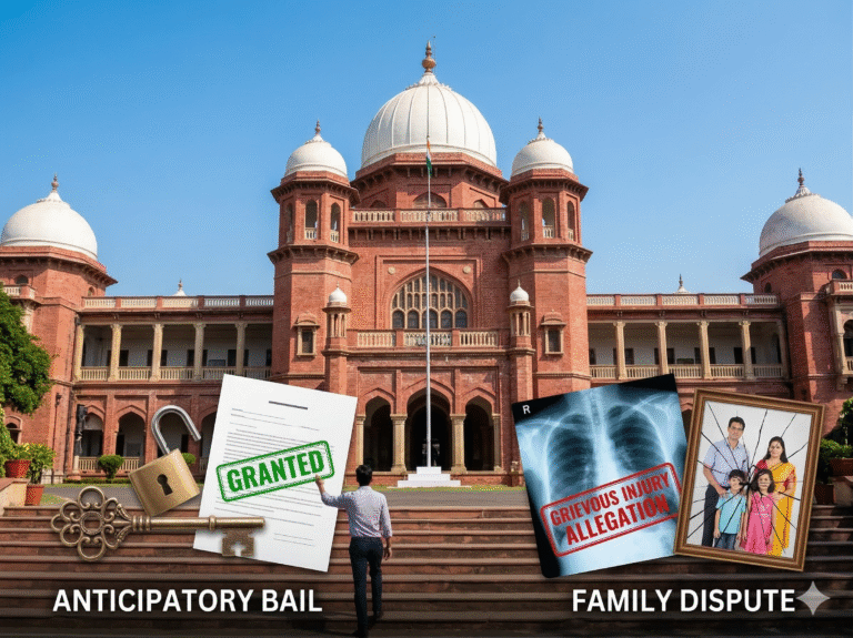 Anticipatory Bail Granted Despite Grievous Injury Allegation: MP High Court Finds No Specific Role Assigned to Accused in Family Dispute Case