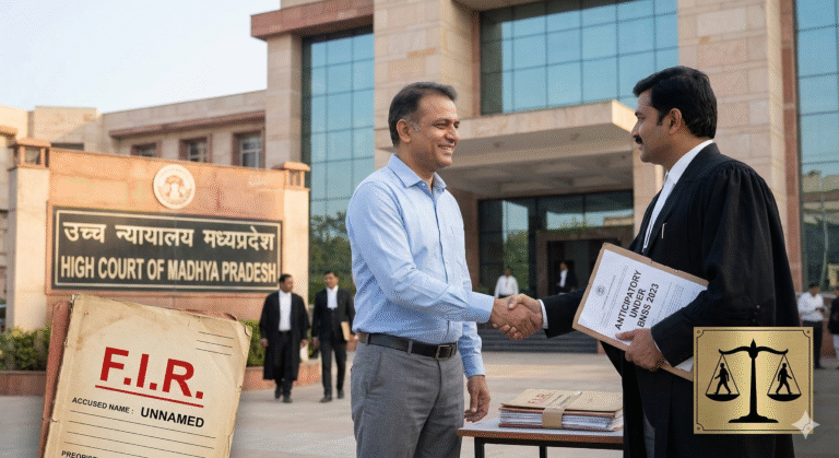 Anticipatory Bail Granted to Accused Not Named in FIR: MP High Court Applies Parity Principle Under BNSS 2023