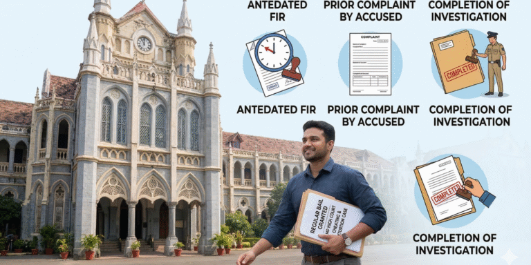 Regular Bail Granted in Cheating and Extortion Case: MP High Court Notes Antedated FIR, Prior Complaint by Accused and Completion of Investigation