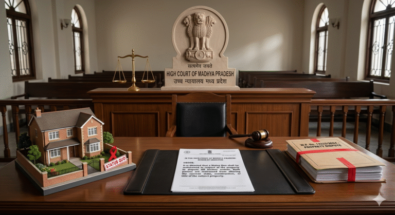Madhya Pradesh High Court Directs Status Quo in Property Dispute Matter
