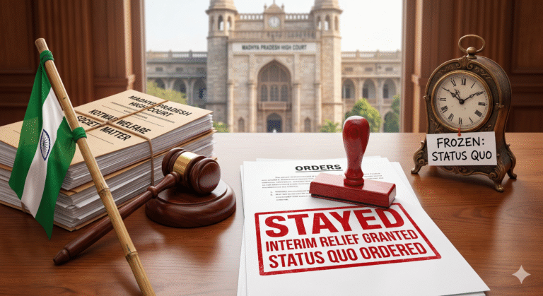 Madhya Pradesh High Court Grants Interim Relief in Kotwar Welfare Society Matter: Stay on Impugned Orders and Direction to Maintain Status Quo