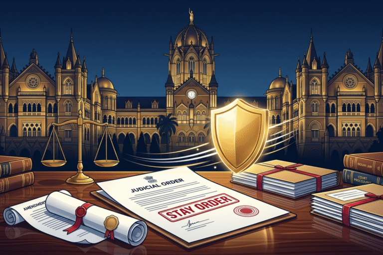 Ad-Interim Relief Granted by Bombay High Court: Division Bench Orders Stay in Criminal Application Pending Amendment and Service