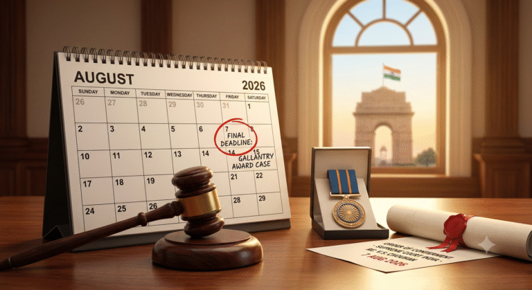 Supreme Court Sets 7 August 2026 as Final Deadline in Gallantry Award Case — Solicitor General Promises “Positive Solution” as Republic Day Window Approaches