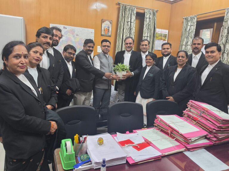 Felicitation of Hon’ble the Chief Justice Mr Justice Alpesh Yeshwant Kogje by the Office bearers of MP High Court Bar Association Jabalpur